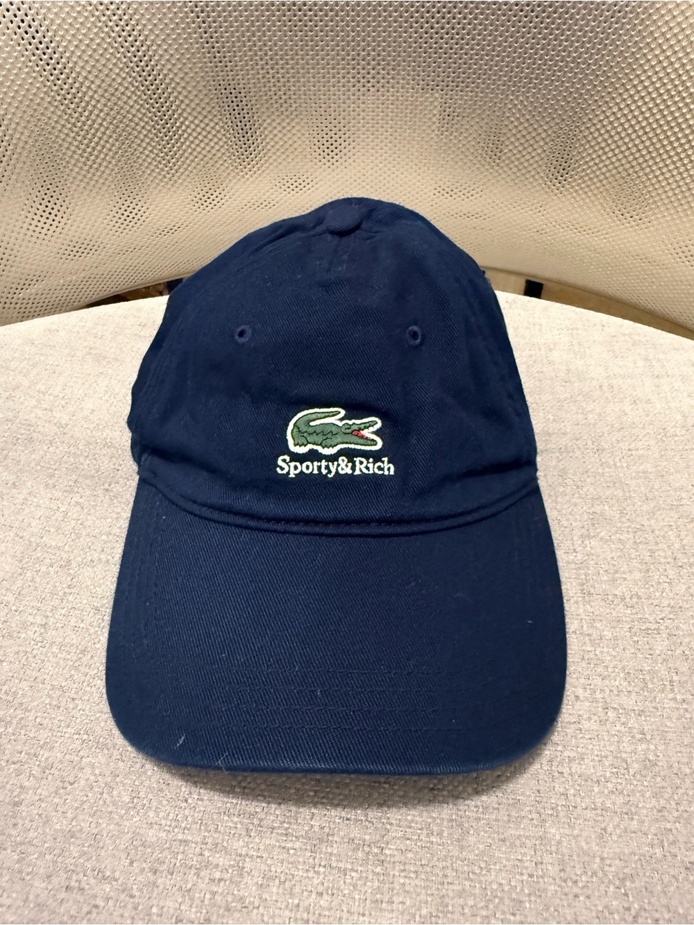 Sporty & Rich x Lacoste Cotton Hat - Navy
